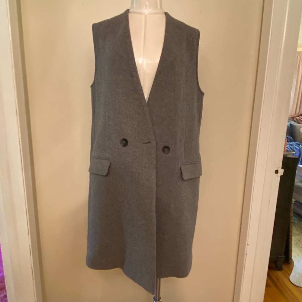 Zara wool duster vest